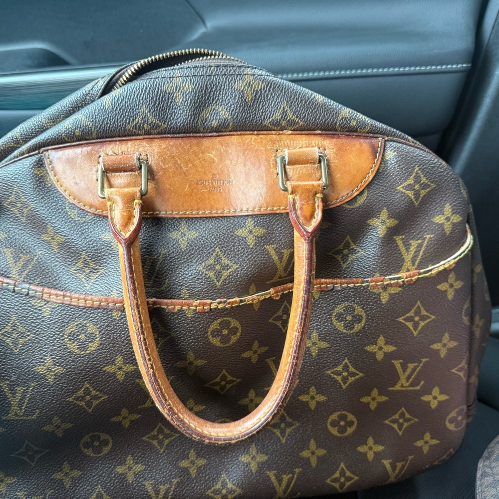 Louis Vuitton Brown Monogram Duffel Bag Deauville